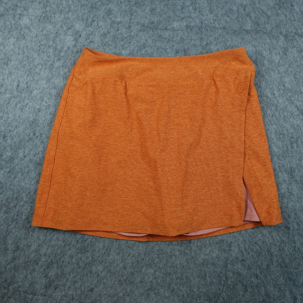 Outdoor Voices Skort Women Medium Orange Mini Skirt Active Stretch Golf Tennis